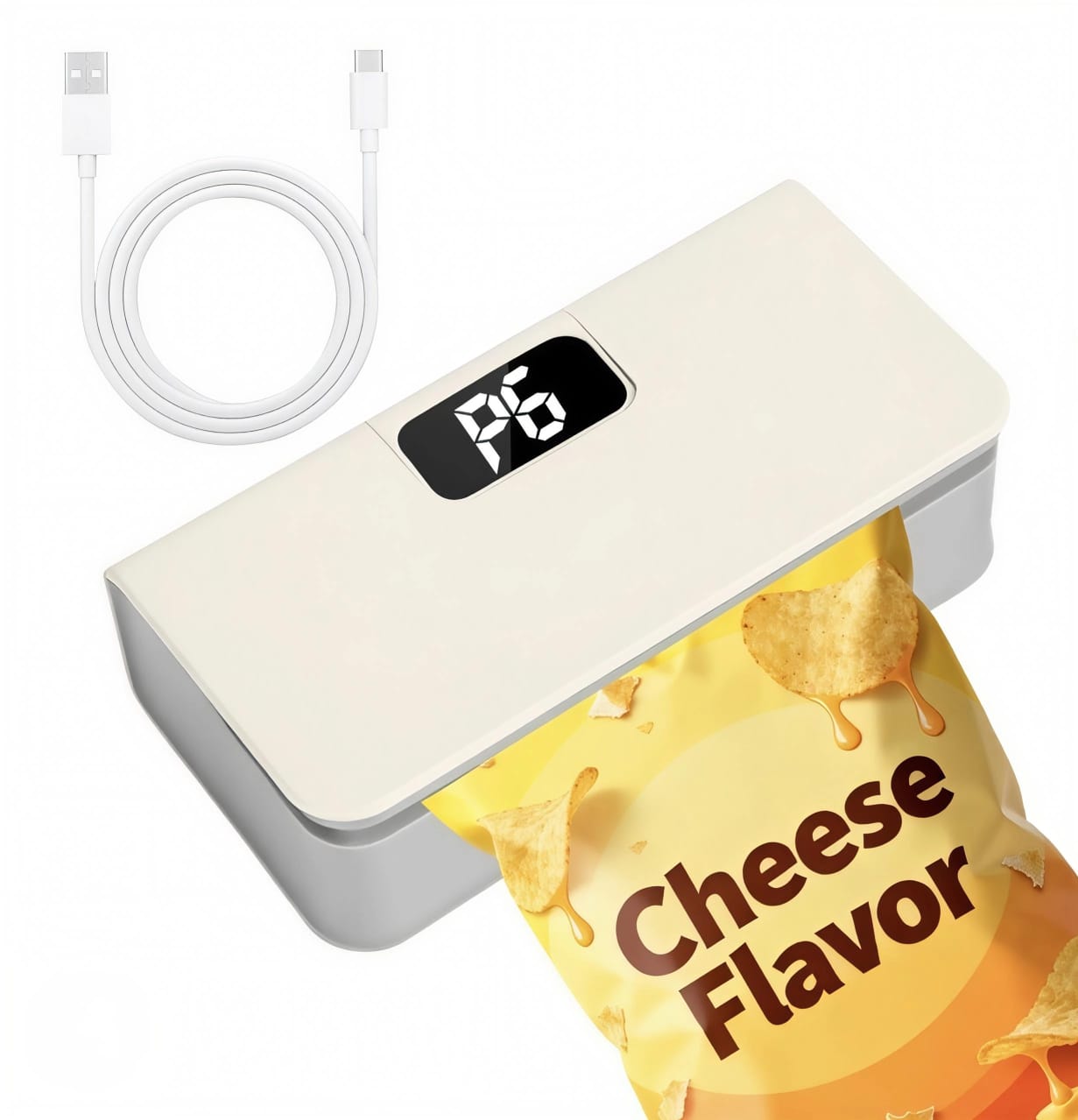 Mini scelleuse de Sachets Rechargeable - Fini le gaspillage de vos aliments !