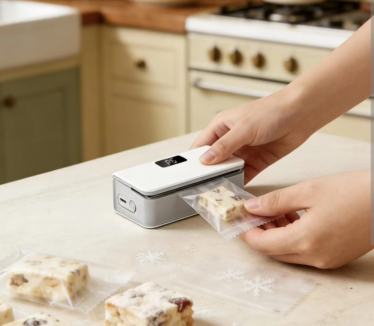 Mini scelleuse de Sachets Rechargeable - Fini le gaspillage de vos aliments !