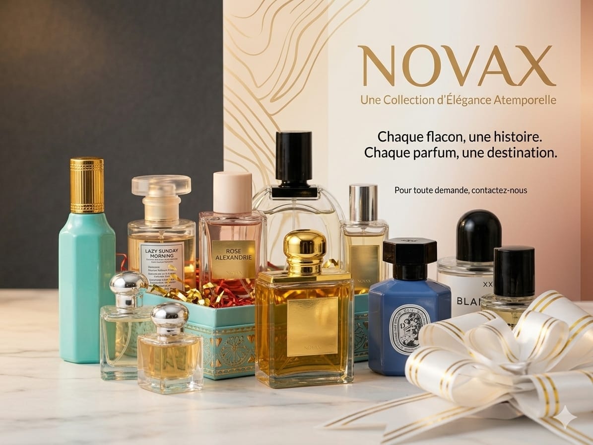La Box Découverte Novax - 17 Miniatures de Parfum d'élite
