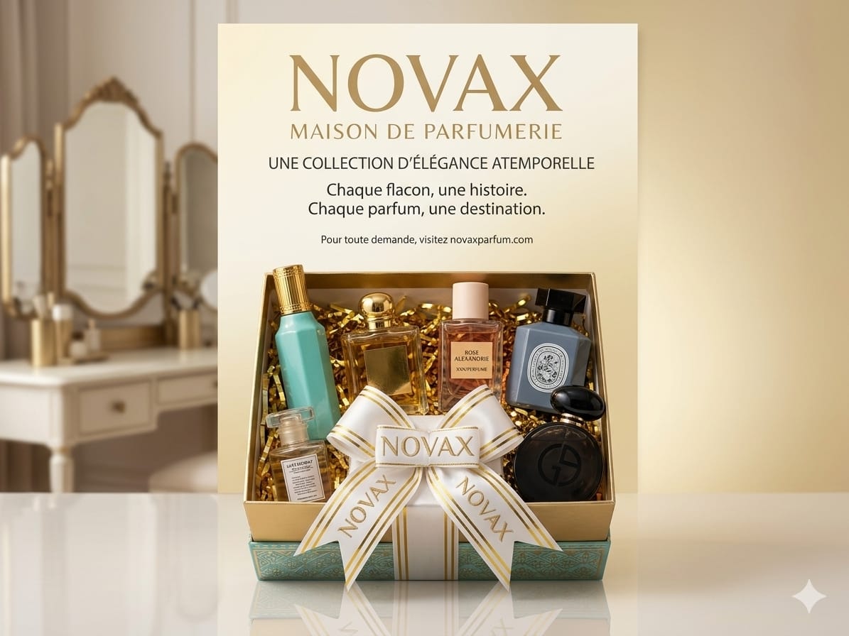 La Box Découverte Novax - 17 Miniatures de Parfum d'élite