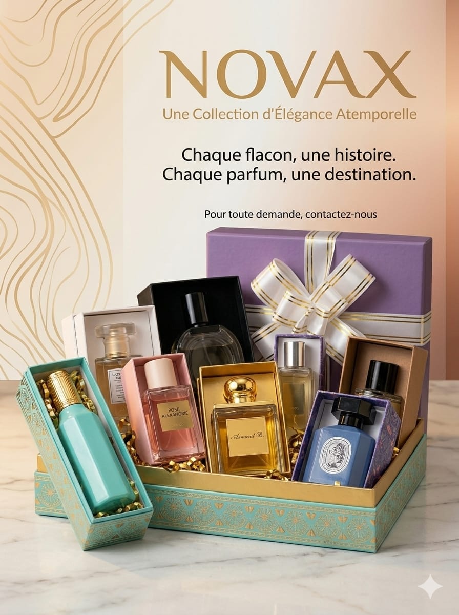 La Box Découverte Novax - 17 Miniatures de Parfum d'élite